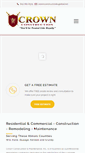 Mobile Screenshot of crownconstructionllc.net